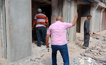 حملات إزالة بناء مخالف بحي المنتزه فى الإسكندرية
