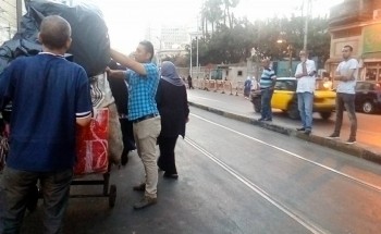 حملات إزالة إشغالات مكبرة بحي الجمرك فى الإسكندرية