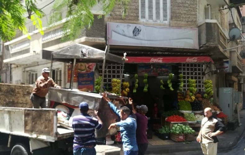 حملات إزالة إشغالات مكبرة بحي شرق فى الإسكندرية