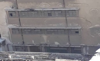 بالصور انهيار اجزاء من شركة ستيا بمنطقة سموحة فى الإسكندرية
