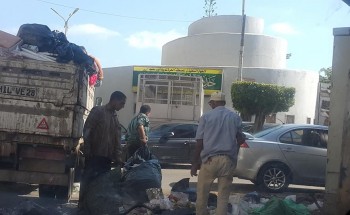 حملة للقضاء على الإشغالات وأعمال نظافة ورفع قمامة بأحياء بورسعيد