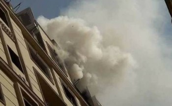 اصابة 3 اشخاص بسبب اسطوانه بوتاجاز وحريق الشقة بالمحمودية