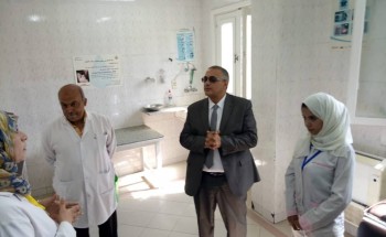 “وكيل وزارة الصحة “فى زيارة تفقدية الى مستشفي رأس البر المركزي صباح اليوم
