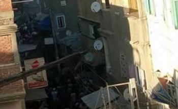 ننشر تفاصيل انهيار عقار يسكنة 3 اسر و مكون من 4 طوابق في مدينة عزبة البرج بدمياط