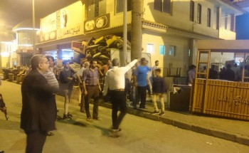 بالصور شن حملة ليلية مكبرة لازالة اشغالات شارع النيل براس البر بالاشتراك مع قوات قسم الشرطة