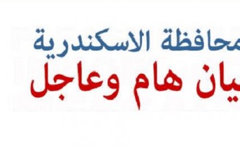 بيان محافظة الاسكندرية بشأن ما تردد عن اتخاذ المحافظ قرارات نارية