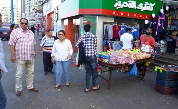 بالصور حملات إزالة إشغالات مكبرة بحي المنتزه فى الإسكندرية