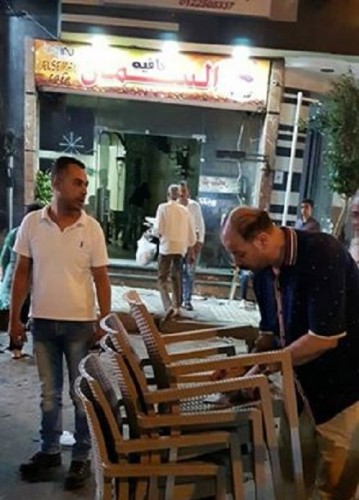 بالصور حملات إزالة إشغالات مسائية بحي المنتزه ثان بالإسكندرية
