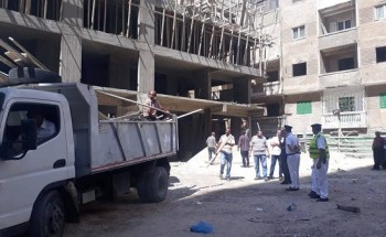 بالصور إزالة مباني مخالفة بحي المنتزه فى الاسكندرية