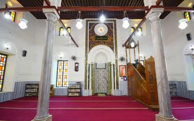 بالصور افتتاح مسجد إنجي هانم بعد تطويره بمحرم بك فى الإسكندرية