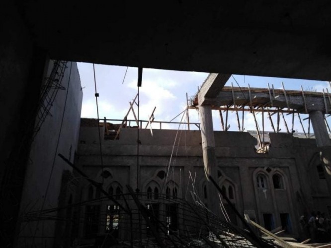 إنهيار أجزاء من سقف أحد المساجد بالمطرية “صور”