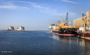 رصيد القمح في مخازن القطاع الخاص بميناء دمياط يصل الى 38110 طن