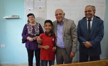 “محافظ بورسعيد “يتفقد مدارس بورفؤاد فى افتتاح الاسبوع الثالث للدراسه