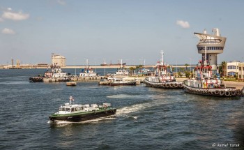 ميناء دمياط يستقبل 6 سفن بضائع عامة و حاويات و 100 سيارة نقل تغادر بحمولة 5269 طن قمح
