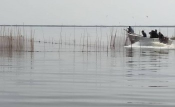 “محافظ كفرالشيخ “يتابع حملة إزالة التعديات على بحيرة البرلس