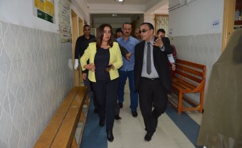 محافظ دمياط تتفقد مستشفى التكامل بالسنانية لمتابعة إجراءات المسح الشامل لفيروس سي