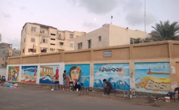بالصور انطلاق مبادرة المدينة الملونة بمدينة عزبة البرج بدمياط بمشاركة المجتمع المدني