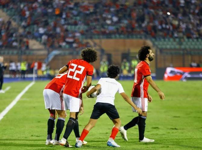 صور| كواليس بداية مباراة منتخب مصر أمام سوازيلاند
