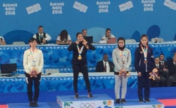 ياسمين نصر تحصد ذهبية الكاراتيه في أولمبياد الشباب