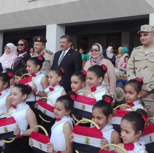بالصور أمال عبد الظاهر تشهد احتفالات مجمع مدارس زهران بالذكرى 45 لانتصارات أكتوبر