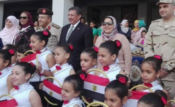 بالصور أمال عبد الظاهر تشهد احتفالات مجمع مدارس زهران بالذكرى 45 لانتصارات أكتوبر