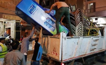 حملات إزالة إشغالات مكبرة بحى العجمى فى الاسكندرية