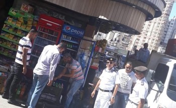 بالصور حملات إزالة إشغالات مكثفة بحى المنتزه أول فى الإسكندرية