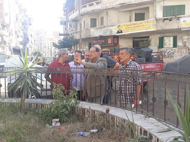 بالصور حملات مكثفة لإزالة التعديات والإشغالات بحى المنتزه بالإسكندرية
