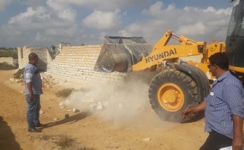 حملات إزالة تعديات على أراضي زراعية شرق الإسكندرية