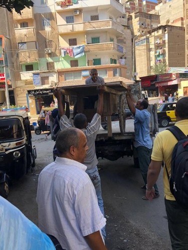 بالصور| حملات إزالة إشغالات مكثفة بحى شرق فى الإسكندرية