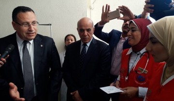بالصور.. محافظ الإسكندرية يفتتح مبادرة السيسي للكشف عن فيرس سي