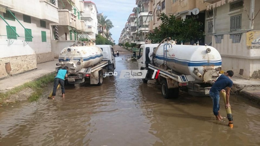رئيس محلية راس البر : استمرار حملات رفع مياه الأمطار في استجابة لشكاوى المواطنين