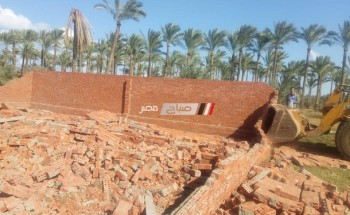 إزالة 30 حالة تعدى على الأرض الزراعية بدمياط بالتعاون مع مركز شرطة كفر البطيخ