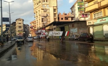 موجة من الامطار الخفيفة تضرب مدن و قرى محافظة دمياط و استمرار انخفاض درجات الحرارة