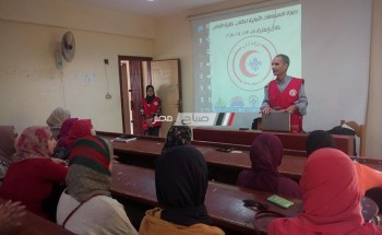 انطلاق فاعليات تدريبات الاسعافات الأولية المجانية بدمياط برعاية الهلال الأحمر المصري