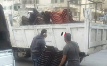 بالصور حملات مكبرة لإزالة إشغالات وتعديات بحى المنتزه فى الإسكندرية