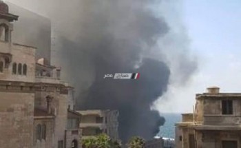 الحماية المدنية تسيطر على حريق شقة بحارة الصايغ بجمرك في الاسكندرية