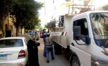 بالصور حملات إزالة تعديات وإشغالات مكثفة بحى وسط فى الإسكندرية