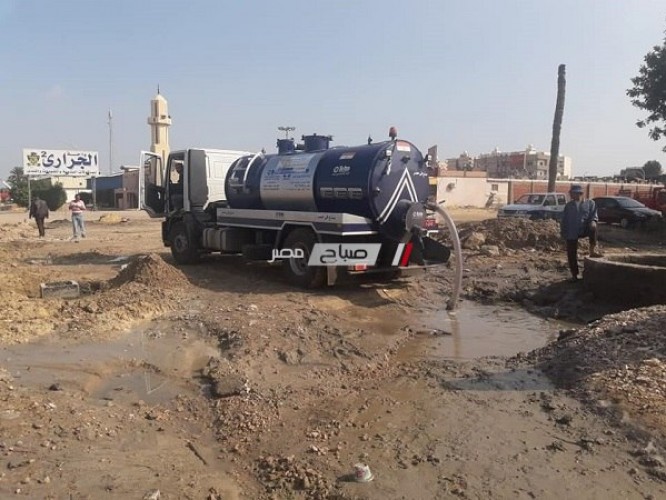 بالصور إنشاء شنايش جديدة غرب الإسكندرية للتغلب على مشكلة تراكم مياه الأمطار