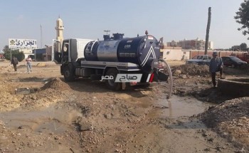 بالصور إنشاء شنايش جديدة غرب الإسكندرية للتغلب على مشكلة تراكم مياه الأمطار