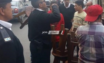بالصور حملات إزالة تعديات وإشغالات مكبرة بحي وسط بالإسكندرية
