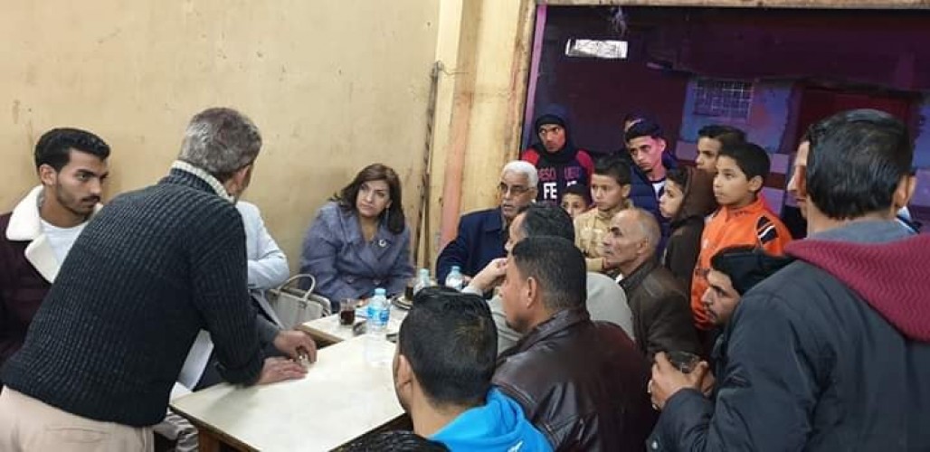 برلمانية تستجيب لدعوة أهالي قرية الإبراهيمية القبلية مركز كفر سعد بدمياط