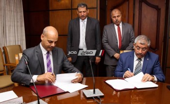شاهين يتسلم مهام عمله بتوقيع بروتوكول بين هيئة ميناء دمياط وبنك مصر