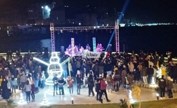 بالصور.. احتفالات رأس السنة الميلادية بالإسكندرية