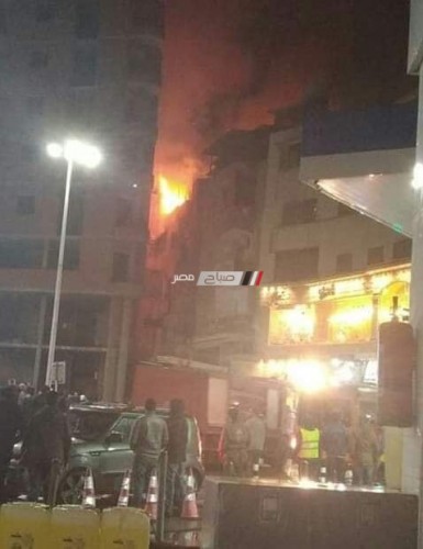 اخماد حريق نشب في شقة سكنية بدمياط دون اصابات (صور)