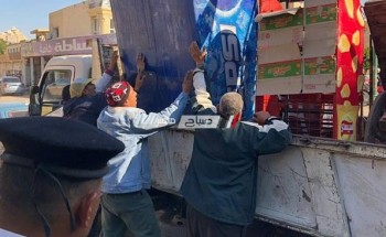 حملات إزالة إشغالات مكبرة بنطاق حى شرق فى الإسكندرية
