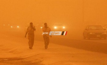 عواصف ترابية و امطار متوسطة تضرب مدن و قرى دمياط