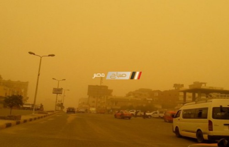 رياح نشطة مثيرة للغبار والأتربة وارتفاع درجات الحرارة فى الإسكندرية الآن
