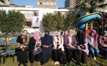 تنظيم يوم ترفيهي بحديقة الطفل والأسرة بالسنانية لطلاب مدارس النور والأمل والفكرية