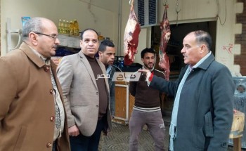 طرح اللحوم السودانى بسعر 75جنية للكيلو .. رئيس محلية دمنهور يتفقد منافذ بيع اللحوم